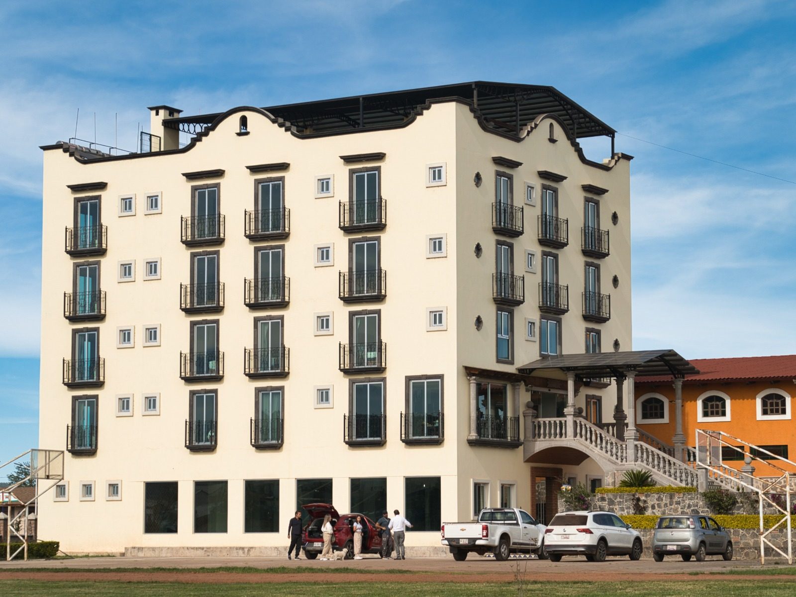 Llegada principal de Quinta Candela Hotel